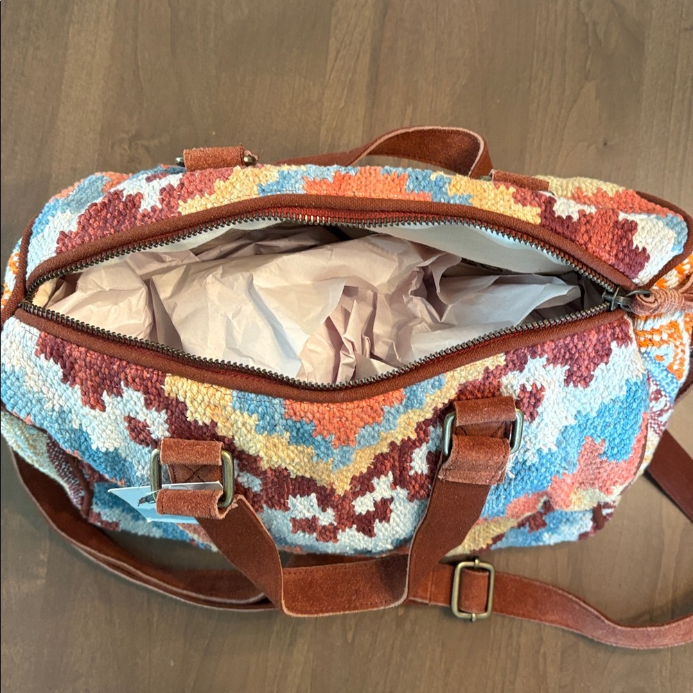 NWT “Macchia di Ruggine” Satchel Hand & Shoulder Bag Beautiful Southwest/Boho - Picture 13 of 17